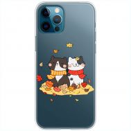 Чохол для iPhone 12 Pro Max MixCase осінь котяча осінь