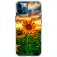Чохол для iPhone 13 Pro Max MixCase осінь поле соняшників