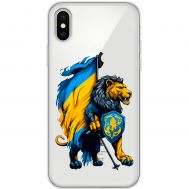 Чохол для iPhone Xs Max MixCase патріотичні Український лев