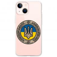 Чохол для iPhone 13 mini MixCase патріотичні шеврон Glory to Ukraine