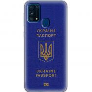 Чохол для Samsung Galaxy M31 (M315) MixCase патріотичні Україна паспорт