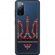 Чохол для Samsung Galaxy S20 (G980) MixCase патріотичні тризуб з червоно-чорни