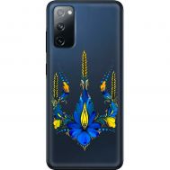 Чохол для Samsung Galaxy S20 (G980) MixCase патріотичні тризуб з квітів