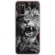 Чохол для Samsung Galaxy A02s (A025) MixCase звірі оскал лева