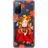 Чохол для Samsung Galaxy S20 (G980) MixCase осінь дівчина з віночком