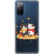 Чохол для Samsung Galaxy S20 (G980) MixCase осінь котяча осінь