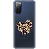 Чохол для Samsung Galaxy S20 (G980) MixCase Леопард серце