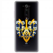 Чохол для Xiaomi Mi 9T MixCase патріотичні тризуб в квітах
