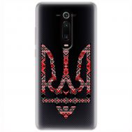 Чохол для Xiaomi Mi 9T MixCase патріотичні тризуб з червоно-чорни