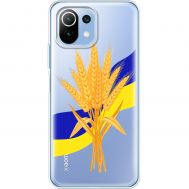 Чохол для Xiaomi Mi 11 Lite MixCase патріотичні пшениця з України
