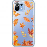 Чохол для Xiaomi Mi 11 Lite MixCase осінь осінні листочки