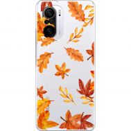 Чохол для Xiaomi Poco F3 MixCase осінь осінні листочки