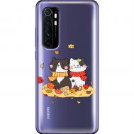 Чохол для Xiaomi Mi Note 10 Lite MixCase осінь котяча осінь