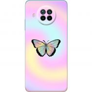 Чохол для Xiaomi Mi 10T Lite MixCase метелики райдужний