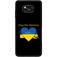 Чохол для Xiaomi Poco X3 / X3 Pro MixCase патріотичні pray for Ukraine