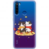 Чохол для Xiaomi Redmi Note 8T MixCase осінь котяча осінь