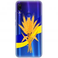 Чохол для Xiaomi Redmi Note 7 MixCase патріотичні пшениця з України