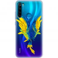 Чохол для Xiaomi Redmi Note 8 MixCase патріотичні жовто-синій птах