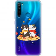 Чохол для Xiaomi Redmi Note 8 MixCase осінь котяча осінь