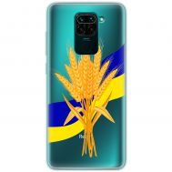 Чохол для Xiaomi Redmi Note 9 MixCase патріотичні пшениця з України