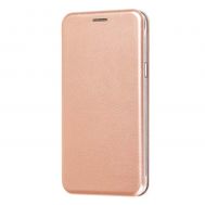 Чохол книжка Premium для Samsung Galaxy J7 2016 (J710) рожево-золотистий
