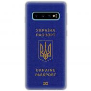 Чохол для Samsung Galaxy S10 (G973) MixCase патріотичні Україна паспорт