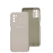 Чохол для Samsung Galaxy A03s (A037) Full camera сірий