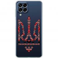 Чохол для Samsung Galaxy M33 (M336) MixCase патріотичні тризуб з червоно-чорни