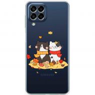 Чохол для Samsung Galaxy M33 (M336) MixCase осінь котяча осінь