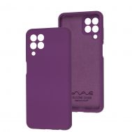 Чохол для Samsung Galaxy M33 (M336) Wave camera Full purple