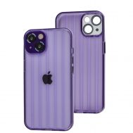 Чохол для iPhone 14 Fibra Tide deep purple