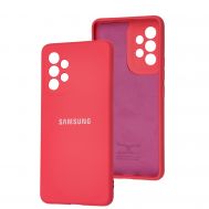 Чохол для Samsung Galaxy A53 (A536) Full camera рожевий / barbie pink