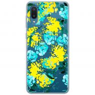 Чохол для Samsung Galaxy A02 (A022) MixCase патріотичні жовто-блакитні квіти