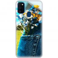 Чохол для Samsung Galaxy M21 / M30s MixCase патріотичні квіти України