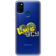 Чохол для Samsung Galaxy M21 / M30s MixCase патріотичні Love is ЗСУ