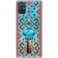 Чохол для Samsung Galaxy A71 (A715) MixCase патріотичні Винищувач України