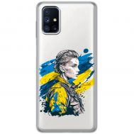 Чохол для Samsung Galaxy M51 (M515) MixCase патріотичні незламна Українка