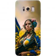 Чохол для Samsung Galaxy S8+ (G955) MixCase патріотичні ніжна Українка