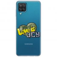 Чохол для Samsung Galaxy A12 / M12 MixCase патріотичні Love is ЗСУ