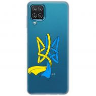 Чохол для Samsung Galaxy A12 / M12 MixCase патріотичні синє-жовтий Тризуб