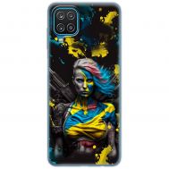 Чохол для Samsung Galaxy A12 / M12 MixCase патріотичні Нездоланна Українка