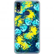 Чохол для Samsung Galaxy A10s (A107) MixCase патріотичні жовто-блакитні квіти
