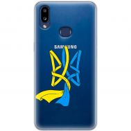 Чохол для Samsung Galaxy A10s (A107) MixCase патріотичні синє-жовтий Тризуб