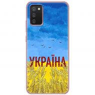 Чохол для Samsung Galaxy A02s (A025) MixCase патріотичні родюча земля України