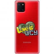 Чохол для Samsung Galaxy Note 10 Lite (N770) / A81 MixCase патріотичні Love is ЗСУ