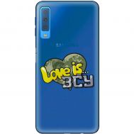 Чохол для Samsung Galaxy A7 2018 (A750) MixCase патріотичні Love is ЗСУ