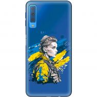 Чохол для Samsung Galaxy A7 2018 (A750) MixCase патріотичні незламна Українка