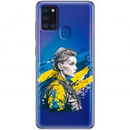 Чохол для Samsung Galaxy A21s (A217) MixCase патріотичні незламна Українка