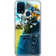 Чохол для Samsung Galaxy M31 (M315) MixCase патріотичні квіти України