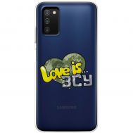 Чохол для Samsung Galaxy A03s (A037) MixCase патріотичні Love is ЗСУ
